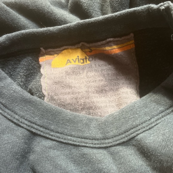 Aviator Nation Bolt crewneck- charcoal - Picture 3 of 6